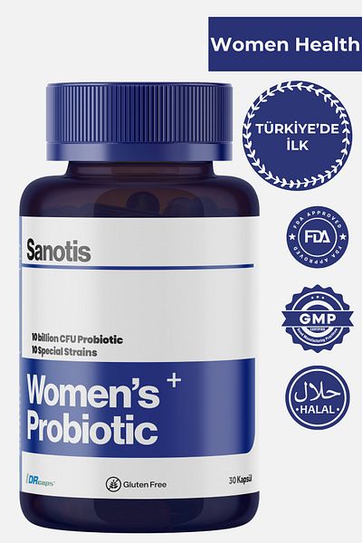 Sanotis Probiotics for Women Probiotic Microorganism 30 Capsules for Women