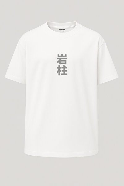 nirvoda Демон Слейер Гьомей Хімедзіма з принтом, унісекс, оверсайз футболка