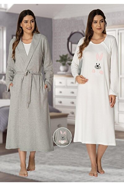 Effortt طقم ثوب نوم للحوامل باللون الوردي من Effort 3092