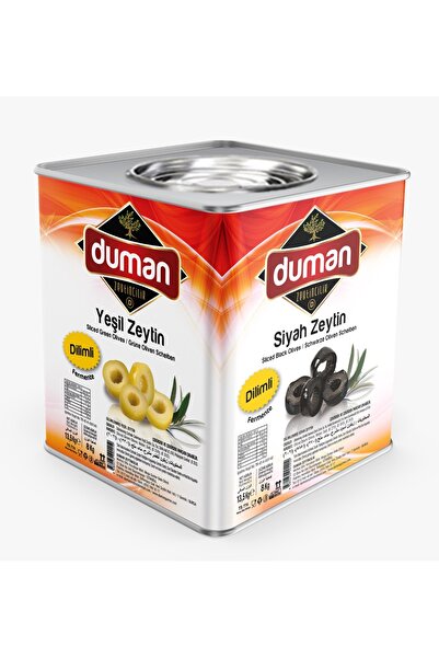DUMAN GURME Duman Dilimli Yeşil Zeytin 8 kg