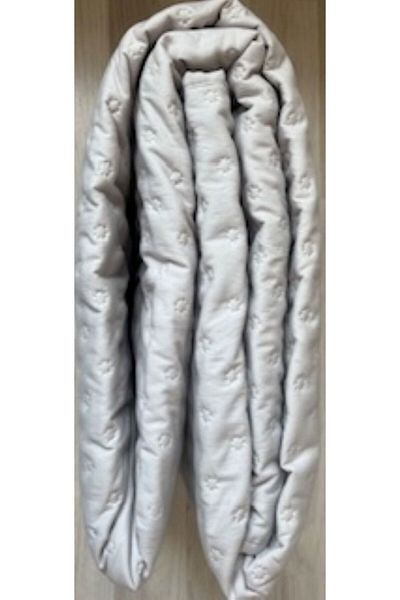 GENÇEV HOME COLLECTİONS Quilted Plain Single Multi-Purpose Cover Stone - 160X220 cm