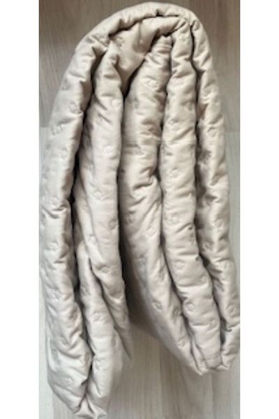 GENÇEV HOME COLLECTİONS Quilted Plain Oversized Multi-Purpose Cover (Pike) Beige - 230X250 cm - Double Sided Use