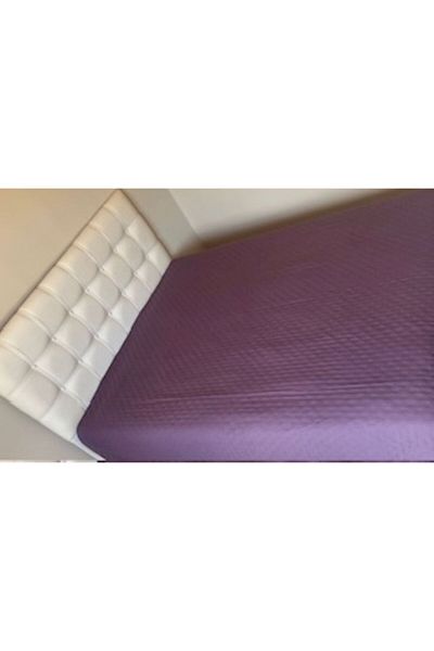 GENÇEV HOME COLLECTİONS Quilted Plain Single Multi-Purpose Cover Plum - 160X220 cm