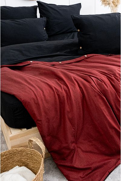 BESTİNA GOLD Natural Soft Single Duvet Cover Set (with Elastic Sheets)