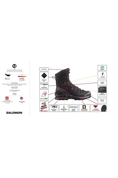 Salomon Lowa Gore-Tex® Su Geçirmez Tactical Bot Özel Kuvvetler Askeri Botu Erkek Bot KUM