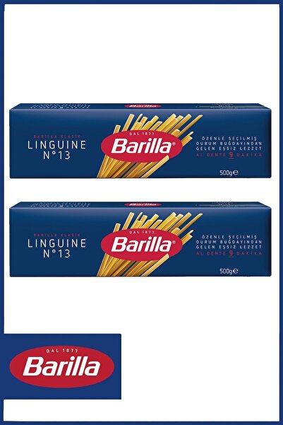 Barilla Linguine (YASSI) Spagetti Makarna No.13 500 gr X 2 Adet