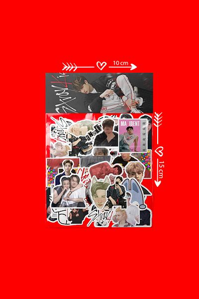 dadi ramba Bang Chan Stray Kids Bullet Journal - Agenda - Notebook - Laptop Sticker Sticker - Sticker Pack