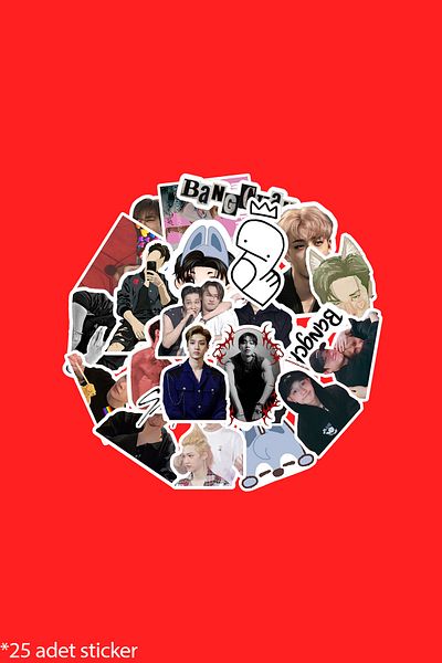 dadi ramba Bang Chan Stray Kids Bullet Journal - Agenda - Notebook - Laptop Sticker Sticker - Sticker Pack