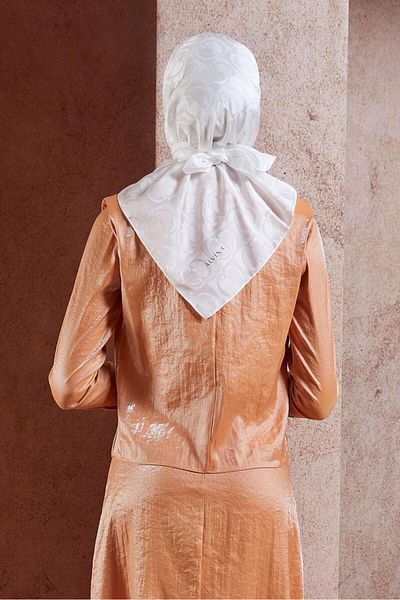 Alvina ALVİNA JACQUARD SCARF 8452 - Γυναικείο Ζακάρ Φουλάρι