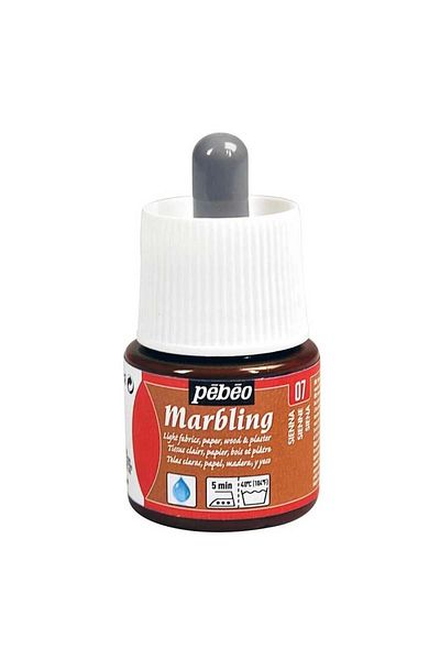 Pebeo Sienna 45ml Marbling Marbling Paint Bottle 13007