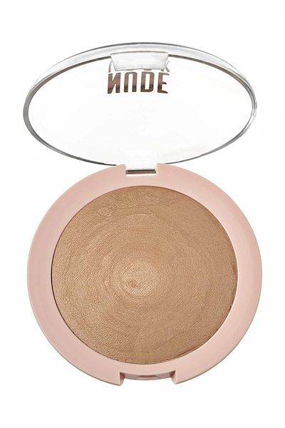 Golden Rose Nude Look Sheer Baked Powder - Nude Glow - Pearlescent Powder