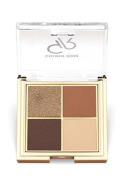 Golden Rose Quattro Eyeshadow Palette 04 Coffee Dream Quadra Shadow 4X2.2 g