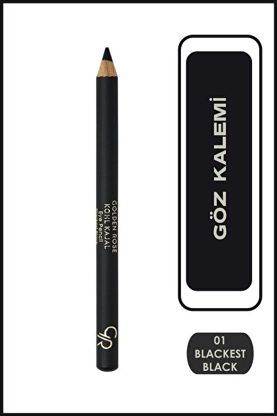 Golden Rose Kohl Kajal Eye Pencil 01 Blackest Black Göz Kalemi 1,4 g