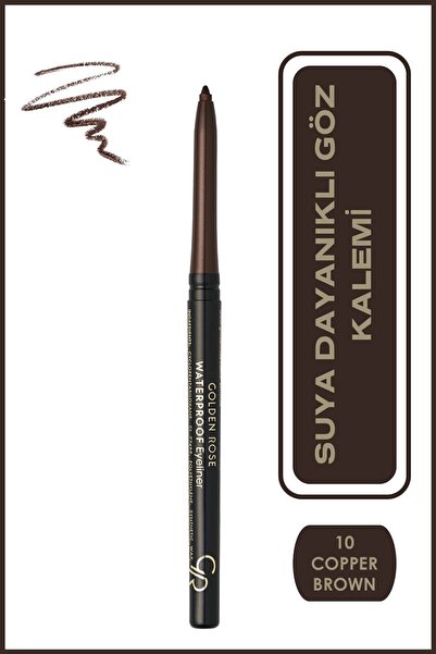 Golden Rose Waterproof Automatic Eyeliner 10 Asansörlü Göz Kalemi 0,02 g