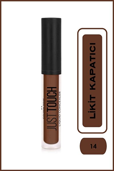Golden Rose Just Touch Liquid Concealer 14 Vitamin E ve Niacinamide İçeren Likit Kapatıcı 3,5 ml