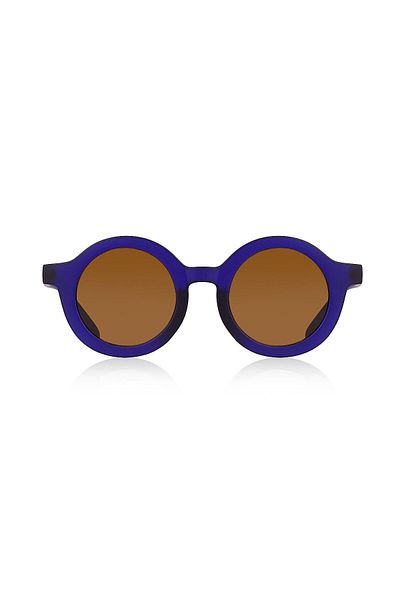 Kinary Uv400 Scandinavian 1-13 Years Old Sunglasses 4023 Transparent Navy Blue
