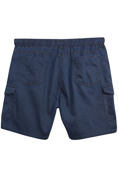 tambattal Plus Size Cargo Pocket Lycra Lace-Up Denim Shorts (Wide Comfortable Fit)
