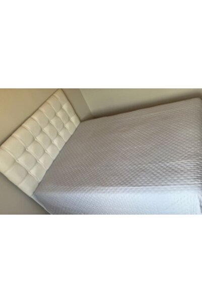 GENÇEV HOME COLLECTİONS Quilted Plain Single Multi-Purpose Cover Pique Gray - 160X220 cm