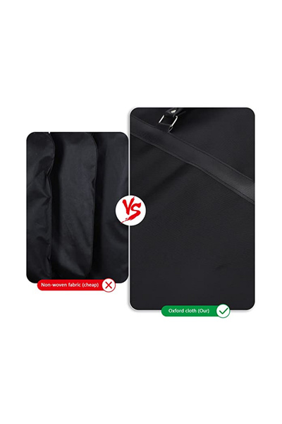 BUGATTI Anzugtasche 60 x 100 cm Faltbar Premium Kleidertasche Atmungsaktiver Kleidersack Anzug mit Tragegrif