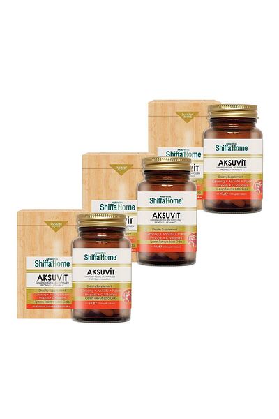 Shiffa Home 3 Pieces of Aksuvit 750 mg 80 Tablets