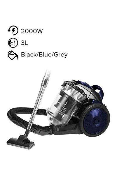 sonashi Multi-Cyclonic Bagless Vacuum Cleaner with 5M Cable Length | Powerful Suction with Strong Power | Sp