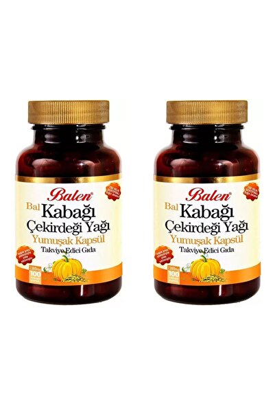 Balen 2 Adet Kabak Çekirdeği Yağı Kapsülü 1380 mg
