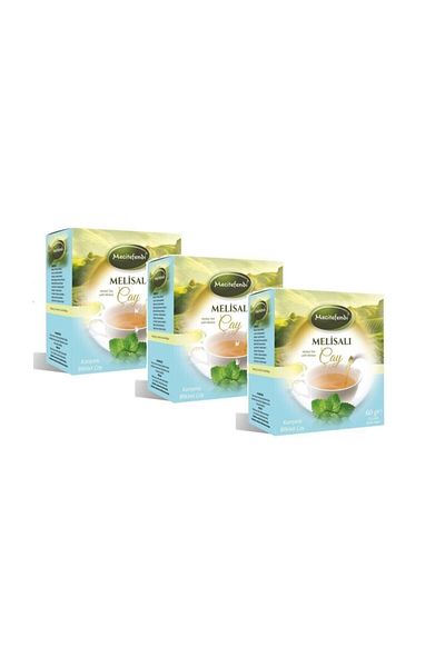 Mecitefendi 3 Pieces of Melissa Tea - Filtered Bags 40 Pieces