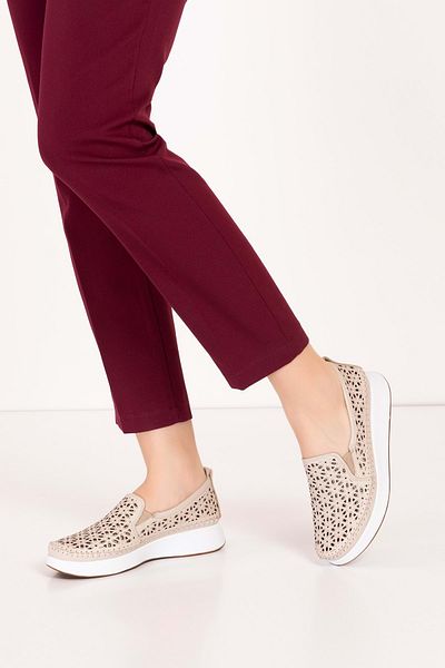 Gondol Pantofi de vară confortabili din piele naturală kla.15