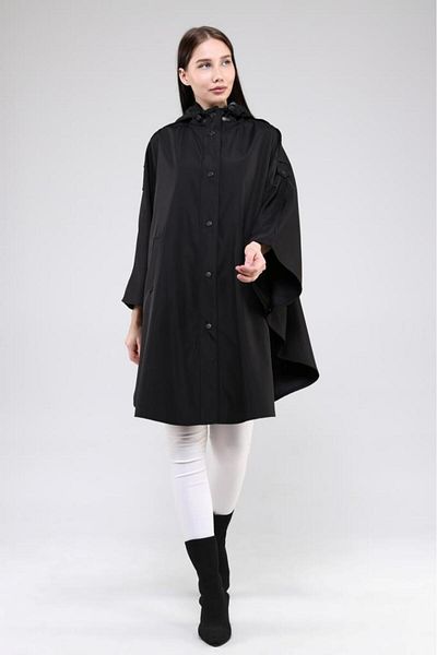 Jamila Oversize Hooded Seasonal Poncho - Raincoat