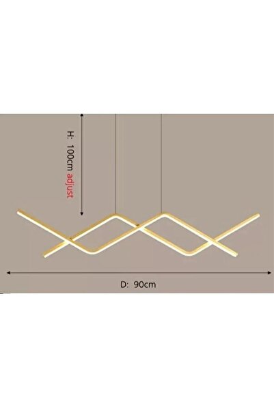 Elektroyou Raha Eskitme Modern Sarkıt Günışığı Ledli Avize