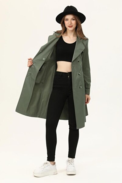 Jamila Kadın Yazlık Orta Boy Trençkot