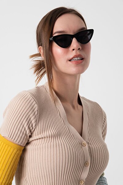 Aqua Di Polo 1987 Dámské černé sluneční brýle Apgt1-g4590-ksk33