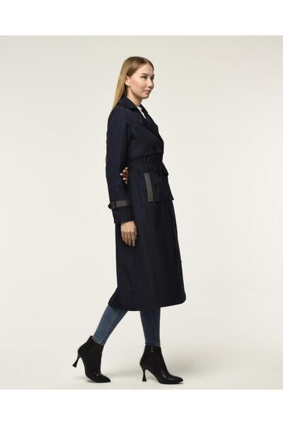 Jamila İki Renkli Astarlı Kadın Trençkot
