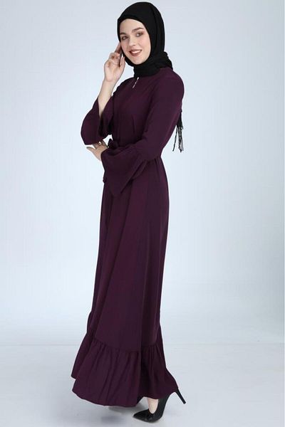 Jamila Frill Detailed Zippered Summer Ferace