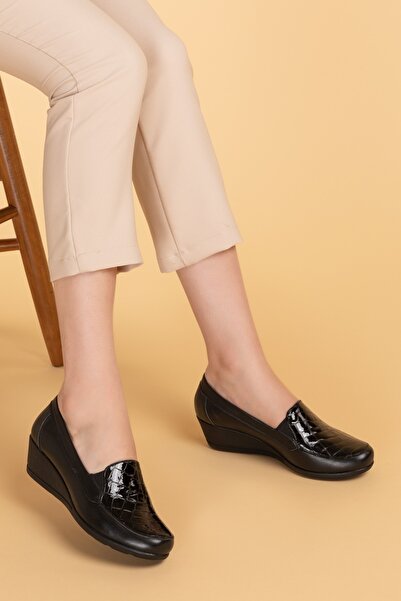 Gondol Hakiki Deri Ortopedik Taban Ayakkabı Vdt.2606