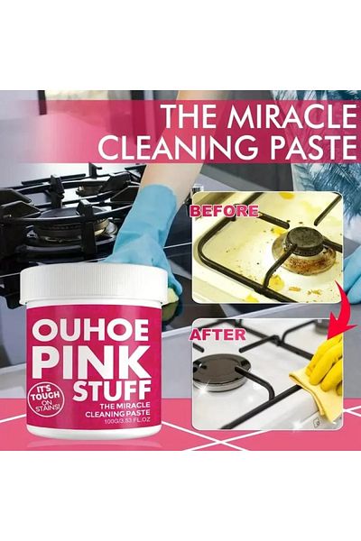 OUHOE PINK STUFF Magic Cleaning Paste Pink/White 100g