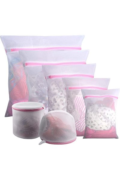 Primo Plus 7Pcs Mesh Laundry Bags for Delicates with Premium Zipper, Travel Storage Organize Bag