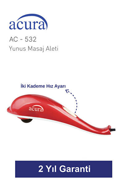 Acura AC-532 3 Başlıklı Profesyonel Yunus Masaj Aleti