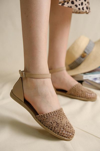 Oksit Γυναικεία σανδάλια Flr Lace Motif