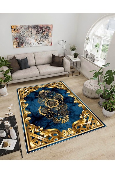 Dijidekor Işıltı Koleksiyonu Model48 Süngerli Dijital Baskılı Saçaksız Mutfak...