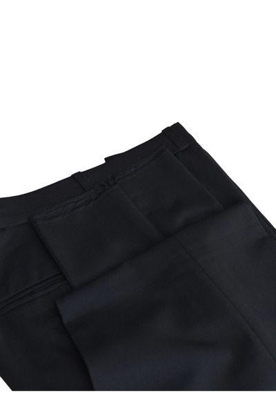 DostumGiyim Ανδρικό παντελόνι από ύφασμα πολυβισκόζης Classic Cut Άνετη εφαρμογή Dad Black Please Ask Size