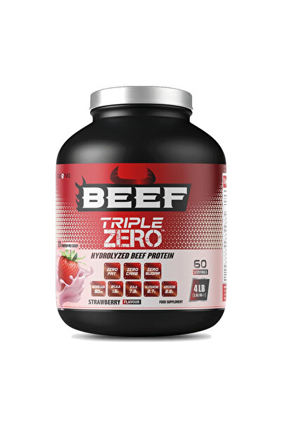 Laperva بروتين لحم البقر | مسحوق بروتين تريبل زيرو المُحلل بنكهة الفراولة، 4 ...