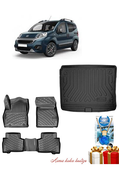 Rizline Fiat Fiorino (DİZEL) 3d Havuzlu Paspas Ve Bagaj Havuzu (HALI ZEMİNLİ)...
