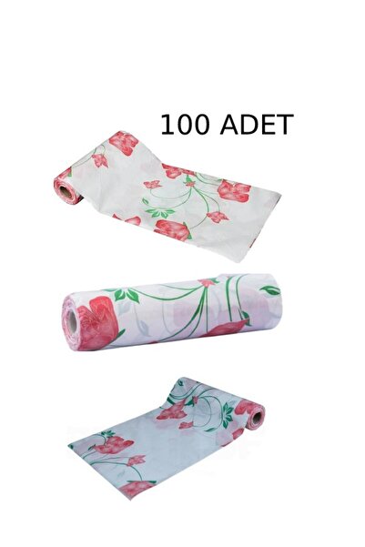 nistabolje 100 Adet(10 RULO) Kullan At Masa Örtüsü 100x120 Cm Sıvı Geçirmez Sofra Kağıdı Tek Kullanımlık