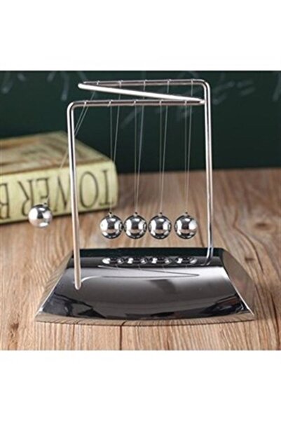 Çılgıntrend Kişiye Özel Newton Denge Topları Büyük Boy Newtons Cradle