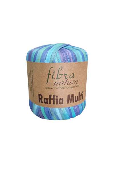 Himalaya Fibra Natura Himalaya Raffia Multi - Rafya Şapka Çanta Kağıt İp - 11...