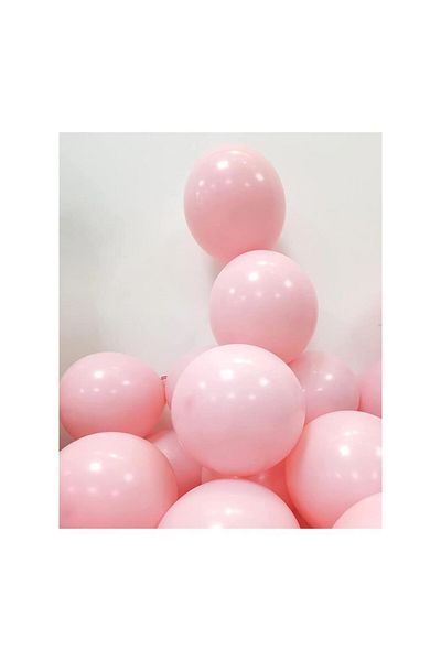 Deniz Party Store 12" Inch Pink Macaron Balloon for 10 Pieces