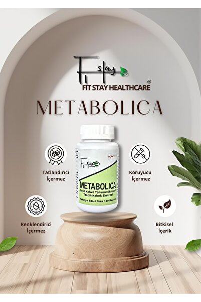 FitStay METABOLICA 60 Kapsül - (Yeşil Kahve Tohumu Extresi ve Tarçın Extresi ile birlikte)