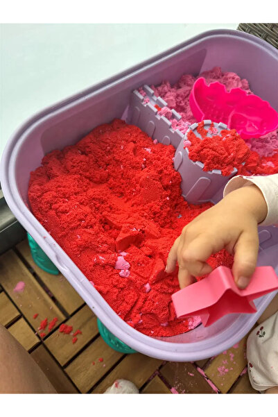 Toyuncakçı Doğal Kinetik Kum 2 kg 6 Kalıp Hediyeli
