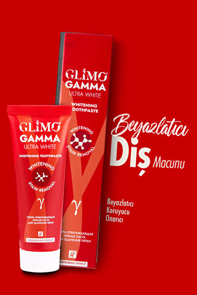 Glimo Gamma Ultra White Diş Macunu 20 Ml, Ultra Beyazlatıcı Etki, Sigara Leke...